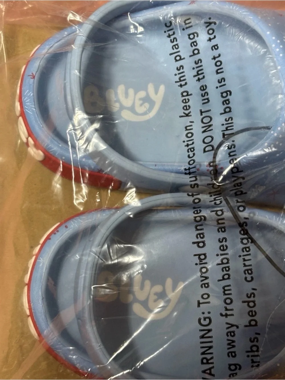 NWT Toddler Bluey ‘Americana’ Slide Classic Clogs Sandals Blue Size 12